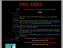 Tablet Screenshot of darkanimus.com